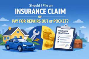 Should I File An Insurance Claim Or Pay For Repairs Out Of Pocket